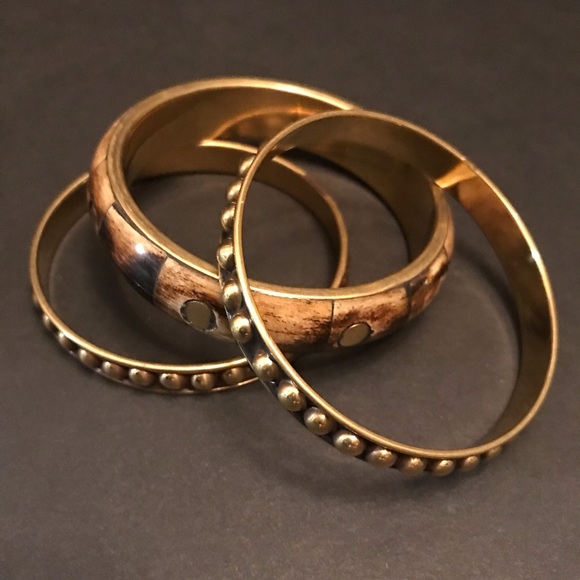 Studded Bangle Set - Picture 2 of 4